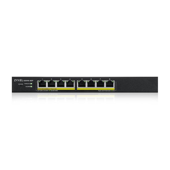 Zyxel Gs1915-8ep 8port Gigabit Hybrid Nebulaflex Poe Smart Switch GS1915-8EP-EU0101F Yönetilebilir Ipv6 Desteği
