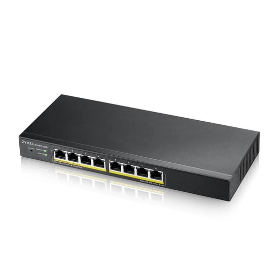 Zyxel Gs1915-8ep 8port Gigabit Hybrid Nebulaflex Poe Smart Switch GS1915-8EP-EU0101F Yönetilebilir Ipv6 Desteği