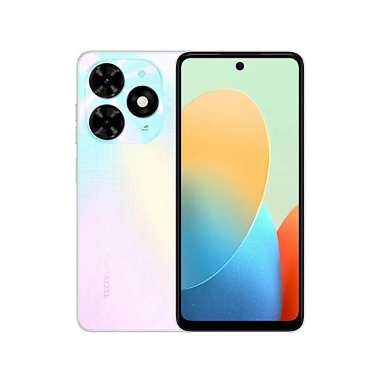 Tecno Spark 20C Gizemli Beyaz 128GB (4GB+4GB RAM) Akıllı Telefon - 6.6" HD+ Ekran, 50MP Kamera, 5000mAh Batarya