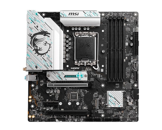 MSI B760M Gaming Plus WiFi Anakart: DDR5 6800MHz, LGA1700, 2.5G LAN, Wi-Fi 6E, M.2 Shield Frozr, HDMI, DP, USB 3.2, mATX