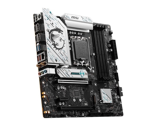 MSI B760M Gaming Plus WiFi Anakart: DDR5 6800MHz, LGA1700, 2.5G LAN, Wi-Fi 6E, M.2 Shield Frozr, HDMI, DP, USB 3.2, mATX