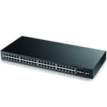Zyxel GS1920-48V2-EU0101F V2 48port + 4sfp Gigabit Hybrid Nebula Switch Yönetilebilir 44port Gbit 4port Sfp 375w