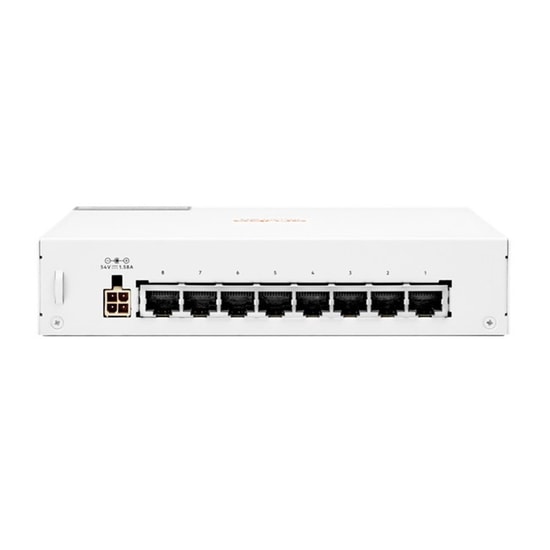 HPE Aruba Instant On 1430 (R8R46A) Switch - 8 Port Gigabit, 64W PoE, 8G, Yönetilebilir Akıllı Anahtar