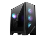 MSI MAG FORGE 320R Airflow Siyah ATX Oyuncu Bilgisayar Kasası - 4x120mm ARGB Fan, Temperli Cam, USB 3.2, Toz Filtresi