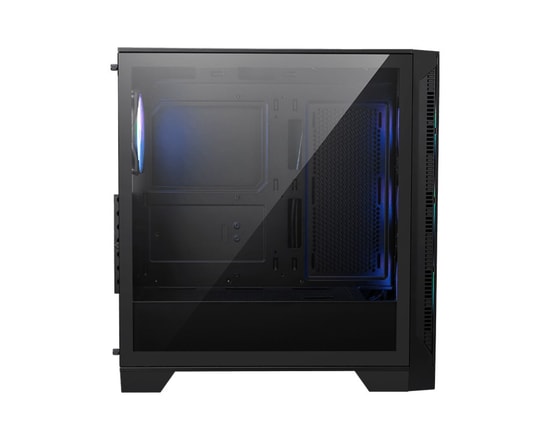 MSI MAG FORGE 320R Airflow Siyah ATX Oyuncu Bilgisayar Kasası - 4x120mm ARGB Fan, Temperli Cam, USB 3.2, Toz Filtresi