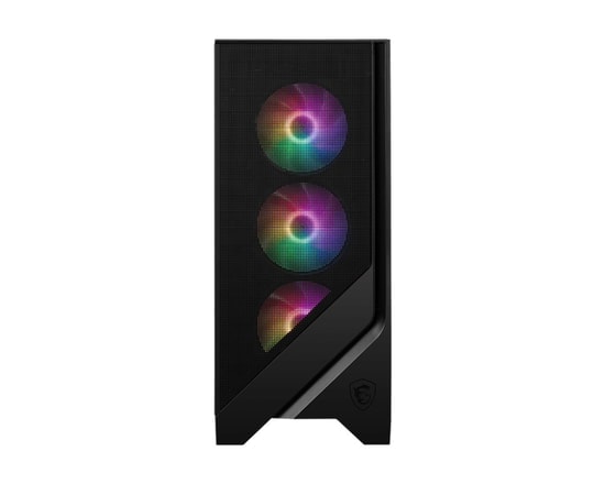 MSI MAG FORGE 120A AIRFLOW ATX Oyuncu Kasası - Temperli Cam, 6x120mm Auto RGB Fan, Mesh Panel, USB 3.2, Siyah