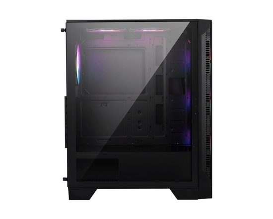 MSI MAG FORGE 120A AIRFLOW ATX Oyuncu Kasası - Temperli Cam, 6x120mm Auto RGB Fan, Mesh Panel, USB 3.2, Siyah