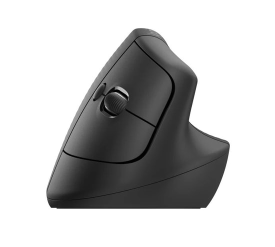 Logitech Lift Grafit Kablosuz Ergonomik Dikey Optik Mouse (910-006473) - 4000 DPI, Bilek Desteği, Konforlu Tasarım