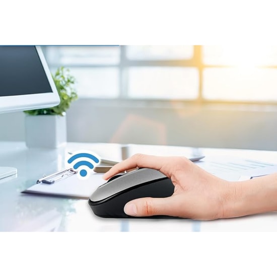 Hadron HDX3406 Siyah Kablosuz Mouse 1600 DPI Hassasiyet, Ergonomik Tasarım, Hızlı Bağlantı