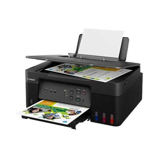 Canon PIXMA G3430 Renkli Tanklı Yazıcı - WiFi, Tarayıcı, Fotokopi, 11ppm Hızlı Baskı, 4800x1200px, USB, 2048MB Bellek