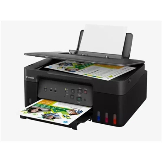 Canon PIXMA G3430 Renkli Tanklı Yazıcı - WiFi, Tarayıcı, Fotokopi, 11ppm Hızlı Baskı, 4800x1200px, USB, 2048MB Bellek