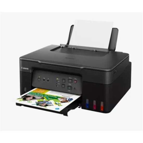 Canon PIXMA G3430 Renkli Tanklı Yazıcı - WiFi, Tarayıcı, Fotokopi, 11ppm Hızlı Baskı, 4800x1200px, USB, 2048MB Bellek