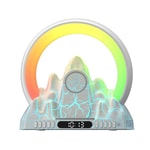 Nettech NL20 Mountain Led 25W Beyaz Kablosuz Şarj Standı (NT-105846) - Hızlı Şarj, Masaüstü Kullanım, RGB Led