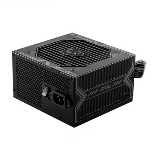 MSI MAG A750BN 750W 80+ Bronze PCIe 5.0 Güç Kaynağı - 120mm Fan, Aktif PFC, Non-Modular, 140x150x86mm PSU