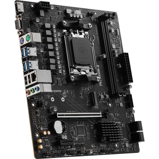 MSI PRO B650M-B AMD AM5 Micro ATX Anakart - DDR5 6800MHz(OC), PCIe 4.0, HDMI, VGA, M.2, USB 3.2, 2.5Gbit LAN