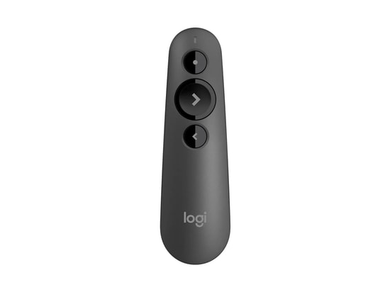 Logitech R500S Kablosuz Lazer Sunum Kumandası (910-005843) - Wi-Fi 2.4 GHz + Bluetooth, Kırmızı Lazer, Pilli, 20m Menzil