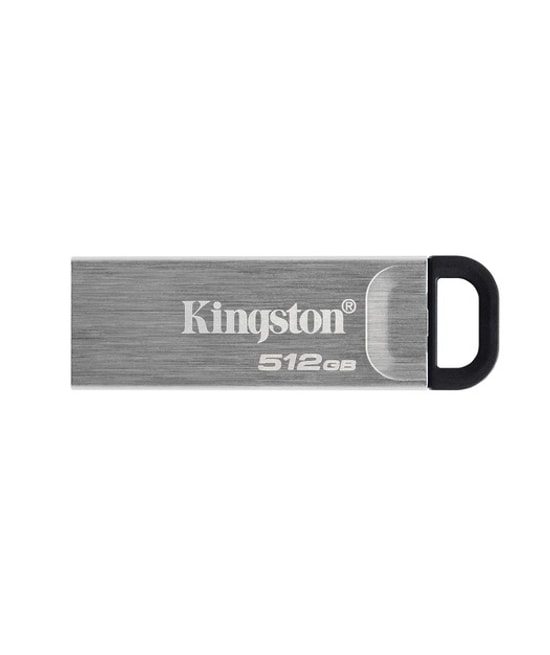 Kingston DataTraveler Kyson 512GB USB 3.2 Gen 1 Metal Flash Bellek - 200MB/s Okuma, 60MB/s Yazma Hızı, Gri, DTKN512GB