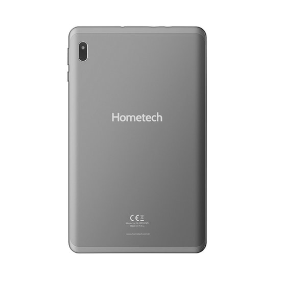 Hometech Alfa 10TX Pro 64GB 10.1 inç Gümüş Tablet (Türkiye Garantili) - 4GB RAM, Android 12, Wi-Fi, 5MP Kamera