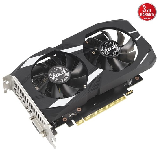 ASUS DUAL RTX 3050 O6G 6GB GDDR6 OC Ekran Kartı (DUAL-RTX3050-O6G) - DVI, HDMI, DisplayPort, PCI Express 4.0