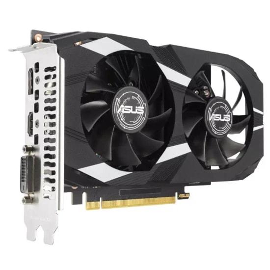 ASUS DUAL RTX 3050 O6G 6GB GDDR6 OC Ekran Kartı (DUAL-RTX3050-O6G) - DVI, HDMI, DisplayPort, PCI Express 4.0