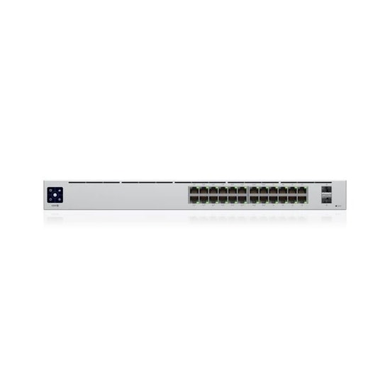 Ubiquiti Unifi USW-24-POE 24 Port Gigabit PoE Switch - 2xSFP Port, 95W PoE, Web Yönetilebilir, Rackmount Tasarım
