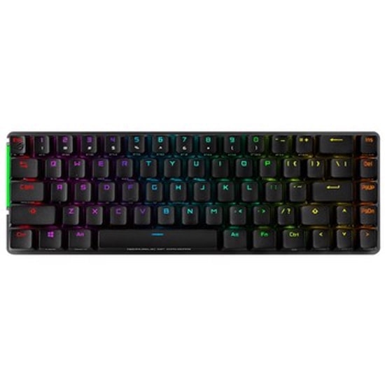 ASUS ROG Falchion RX Wireless Low Profile RGB Mekanik Oyuncu Klavyesi - Red Switch, Kablosuz, Türkçe Q Düzen