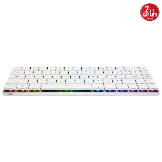 ASUS ROG Falchion RX Wireless Low Profile RGB Mekanik Oyuncu Klavyesi - Red Switch, Kablosuz, Türkçe Q Düzen