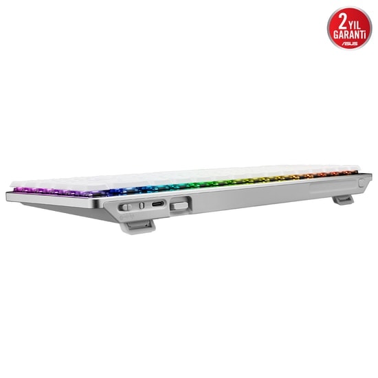 ASUS ROG Falchion RX Wireless Low Profile RGB Mekanik Oyuncu Klavyesi - Red Switch, Kablosuz, Türkçe Q Düzen