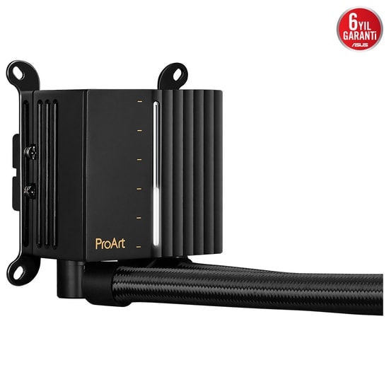 Asus ProArt LC420 İşlemci Sıvı Soğutucu - 3x140mm Noctua Fan, Sistem Durum Ekranı, 420mm Radyatör, 6 Yıl Garanti