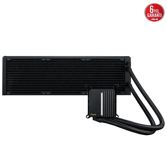 Asus ProArt LC420 İşlemci Sıvı Soğutucu - 3x140mm Noctua Fan, Sistem Durum Ekranı, 420mm Radyatör, 6 Yıl Garanti