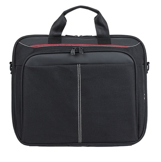 PLM PLC34 Siyah 15.6 inç Su Geçirmez Laptop/Notebook Çantası (1038003007) - 2 Ana Cepli, Ayarlanabilir Omuz Askılı
