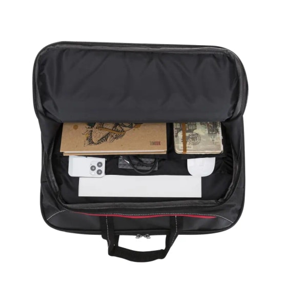PLM PLC34 Siyah 15.6 inç Su Geçirmez Laptop/Notebook Çantası (1038003007) - 2 Ana Cepli, Ayarlanabilir Omuz Askılı