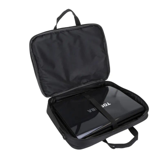 PLM PLC34 Siyah 15.6 inç Su Geçirmez Laptop/Notebook Çantası (1038003007) - 2 Ana Cepli, Ayarlanabilir Omuz Askılı