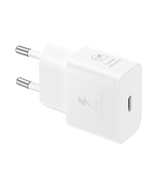 Samsung Ep-T2510n Type C Hızlı Şarj Adaptörü (25w) - Beyaz Şarj Aleti