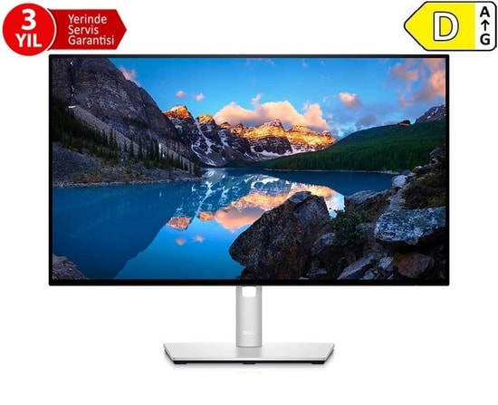 Dell UltraSharp U2424HE 24" Full HD Pivot USB-C Hub Monitör: 1920x1080, 120Hz, 5ms, 250nit, HDMI, DP, HDCP, 90W PD, RJ45