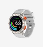 LinkTech S93 Premium Gümüş Akıllı Saat - 1.43" Süper AMOLED Ekran, IP68 Suya Dayanıklı, Kalp Ritmi, 7 Gün Pil