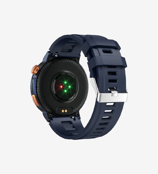 LinkTech S93 Mavi Akıllı Saat - 1.43" Süper Amoled Ekran, IP68 Suya Dayanıklı, Kalp Ritmi ve Uyku Takibi