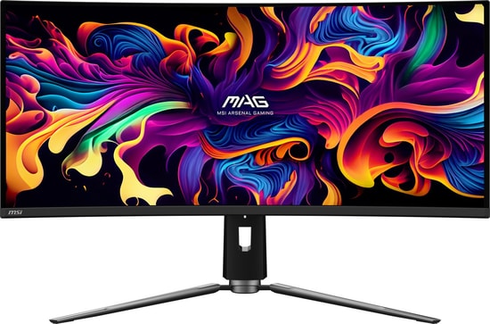 Msi 34 Mag 341cqp Qd-Oled 3440x1440 (Uwqhd) 219 Curve 1800r Qd-Oled 175hz 0.03ms Adaptive-Sync Gaming Monitor