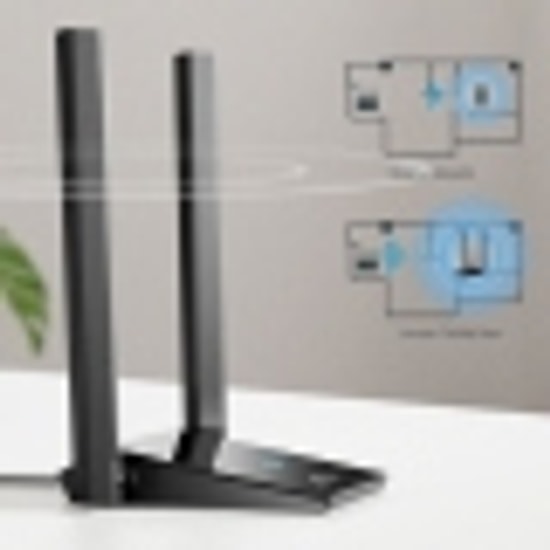 TP-Link Archer TX20U Plus AX1800 Wi-Fi 6 USB Adaptör - Çift Harici Anten, USB 3.2 Gen 1, MU-MIMO, Dual Band