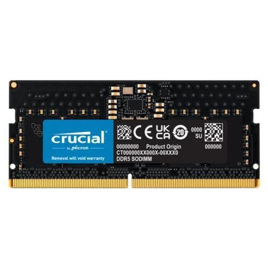 Crucial 16GB 4800MHz DDR5 SODIMM CL40 Notebook RAM Bellek (CB16GS4800E) - Yüksek Performanslı Laptop Belleği