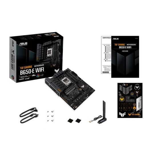 Asus Tuf Gaming B650-E Wifi Amd B650 Am5 Ddr5 8000 Dp Hdmi 3x M2 Usb3.2 Wifi 6e + Bt Aura Rgb 2.5gbit Lan Atx Ana Kart