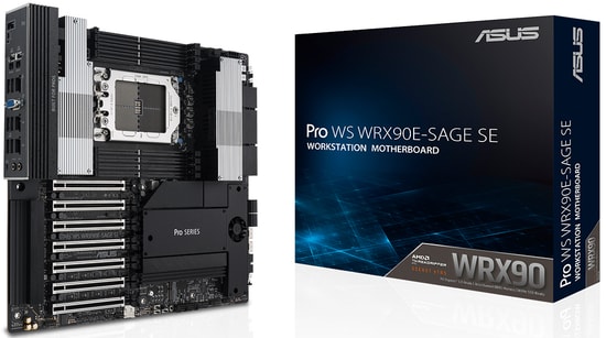 ASUS PRO WS WRX90E-SAGE SE: AMD Threadripper PRO 7000WX, DDR5 8000 (OC), 4xM.2, 7xPCIe 5.0 x16, 2x10Gb LAN, EEB Anakart
