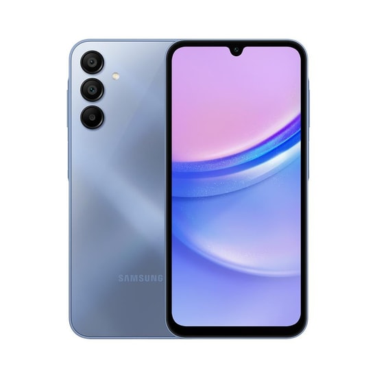 Samsung Galaxy A15 128 GB Mavi Akıllı Telefon - 4GB RAM, 6.5" Ekran, 25W Hızlı Şarj, 5000mAh Batarya, 50MP Kamera