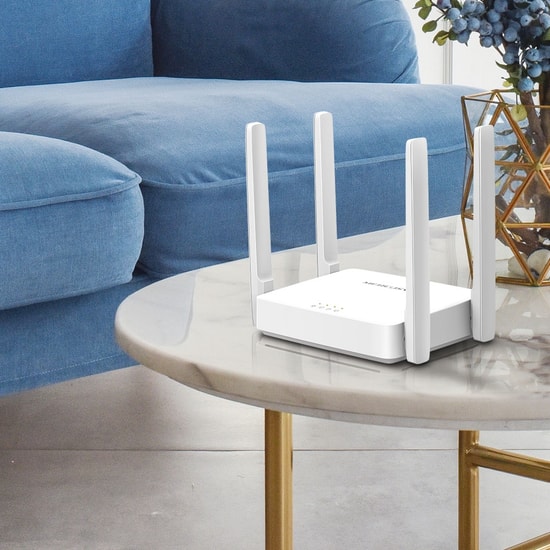 TP-Link Mercusys AC10 AC1200 WiFi 5 Çift Bant Router - 867+300Mbps, 4 Anten, 5GHz, 2.4GHz, Mu-Mimo, 2x100Mbs LAN, WAN