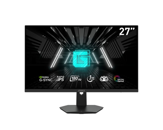 MSI G274F 27" FHD 180Hz 1ms Fast IPS Oyuncu Monitörü - 250nit, 8bit, Adaptive-Sync, İnce Çerçeve, HDMI 2.0, DP