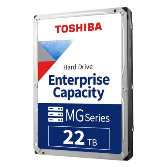 Toshiba MG10AFA22TE 22TB 3.5" SATA HDD: 7200RPM, 512MB Cache, CMR, 7/24 Kurumsal Güvenlik, Yüksek Performans