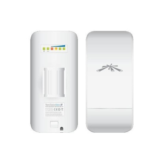 Ubiquiti NanoStation Loco-M2 AirMax Access Point - WiFi 4, 2.4GHz 2x2 MIMO 8dBi Anten, 150Mbps Erişim, 5000m Kapsama