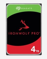 Seagate IronWolf Pro 4TB 3.5" 7200RPM 256MB ST4000NT001 Sata3 NAS HDD - 250 MB/s, 5 Yıl Resmi Distribütör Garantili