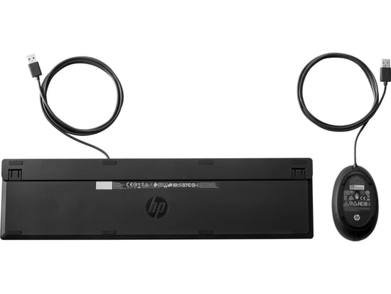 HP 320MK Kablolu Siyah Klavye ve Mouse Seti (9SR36AA) - TR Q Düzen, USB Bağlantı, Sessiz Tuşlar, Ergonomik Tasarım