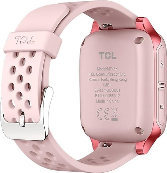 TCL MT46X Pembe Çocuk Akıllı Saat - GPS Takip, 4G Bağlantı, 1.3" Ekran, 700mAh Batarya, 3NLCTR1, Türkiye Garantili